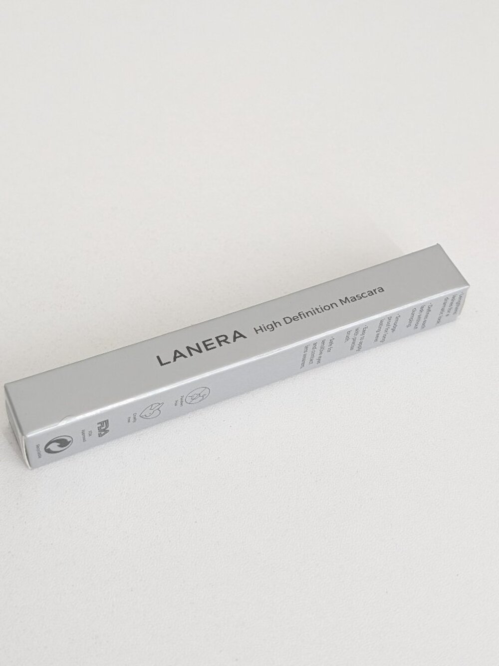 Lanera High Definition Mascara Smudge-Proof Black Paraben Free 2028 SEALED